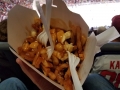 Poutine at the Air Canada Center (fries, gravy and cheese curd)
